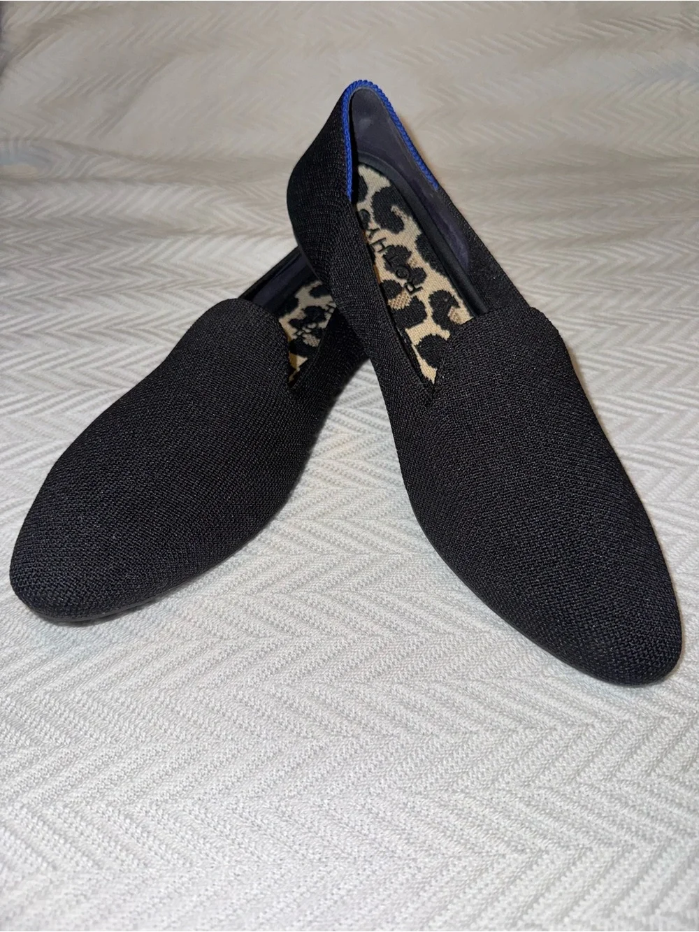 Rothy's Black Knit Women's Slip-On Loafers
